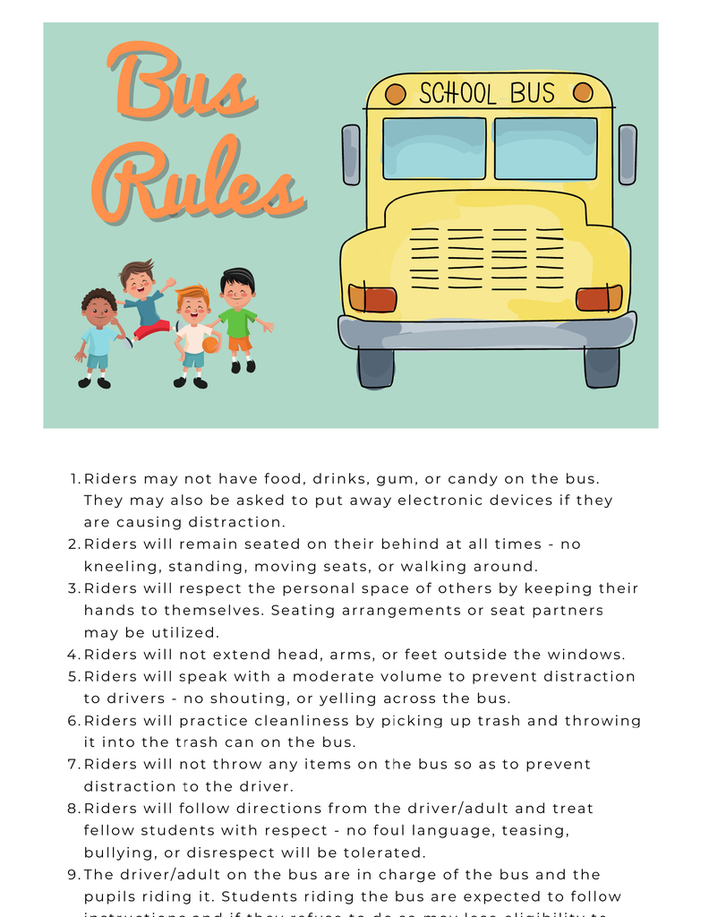 bus rules